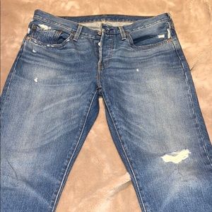 Levi’s denim straight leg jeans